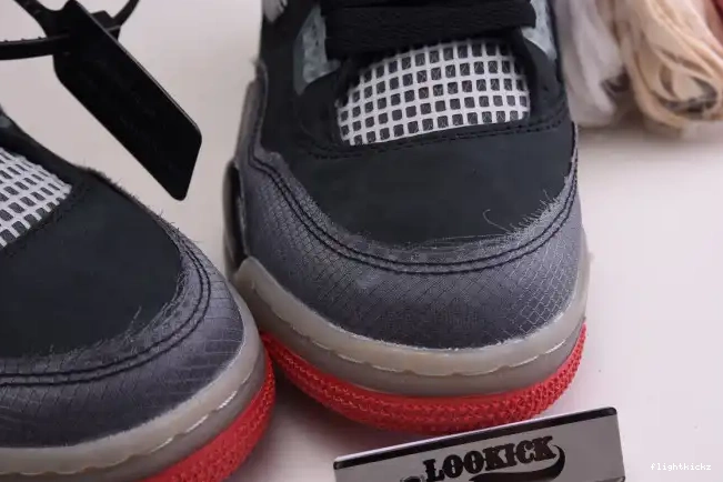CV9388-001 Air x Off White Bred 4 Jordan Retro 0507